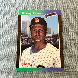1989 Donruss San Diego Padres Baseball Card Trading Card